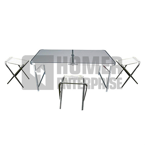 CAMP TABLE W/4 CHAIRS HSH-1597-1