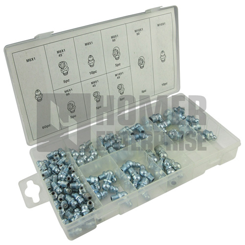 110PC METRIC HYDRAULIC GREASE ASSORTMENT FD-6030