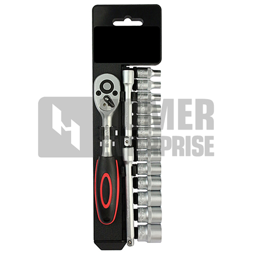 16PC 1/4" DR. SOCKET SET UC016MSC-CRV-S-D